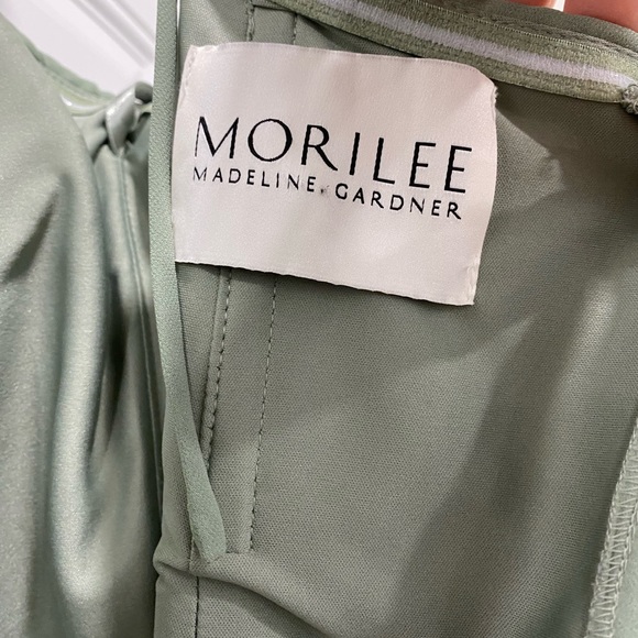 Mori Lee Dress; Sage; Style 21766; Size 18 Street Size 14; ONLY WORN ONCE - Picture 8 of 12